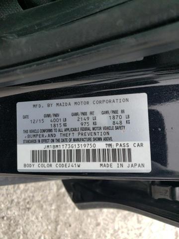 JM1BM1T73G1319750 Mazda 3 SPORT