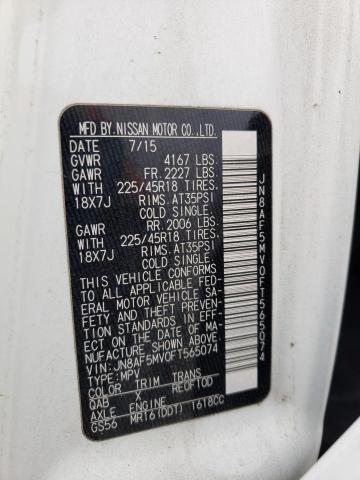 2015 NISSAN JUKE S - JN8AF5MV0FT565074