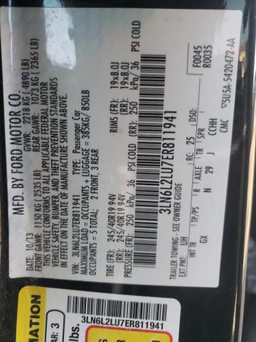 3LN6L2LU7ER811941 Lincoln MKZ HYBRID