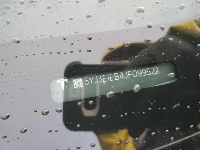 5YJ3E1EB4JF099522 Tesla MODEL 3