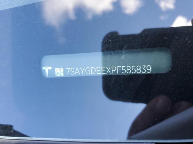 7SAYGDEEXPF585839 Tesla Model Y