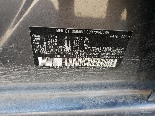 4S3GKAB62N3601268 Subaru Impreza