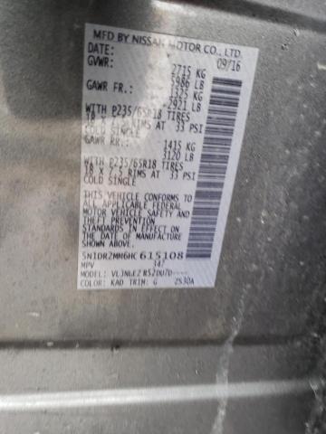 5N1DR2MM6HC615108 Nissan Pathfinder S
