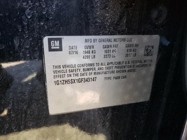 2016 CHEVROLET MALIBU PRE - 1G1ZH5SX1GF343147