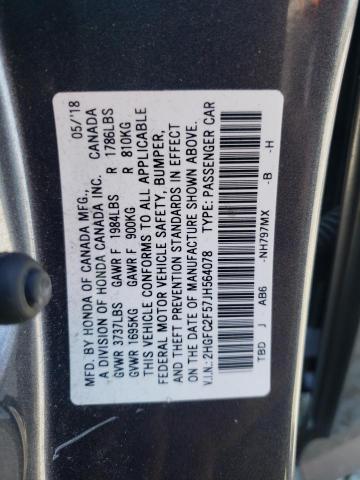 2018 HONDA CIVIC LX - 2HGFC2F57JH564078