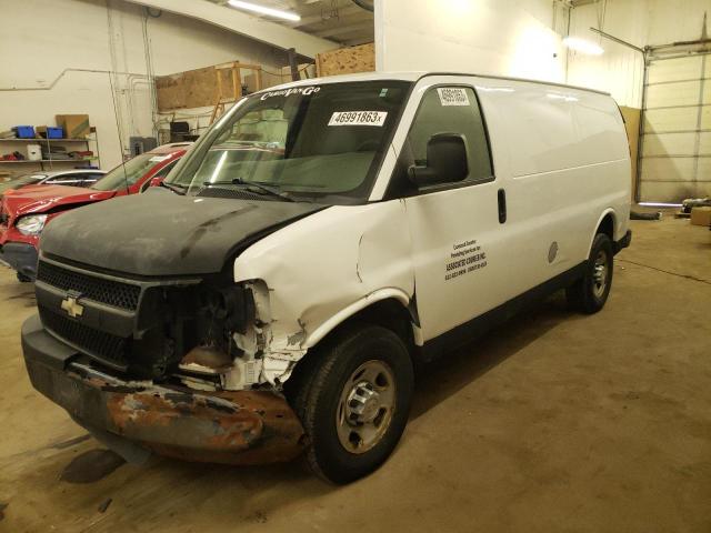 Chevrolet salvage cars for sale: 2010 Chevrolet Express G2500