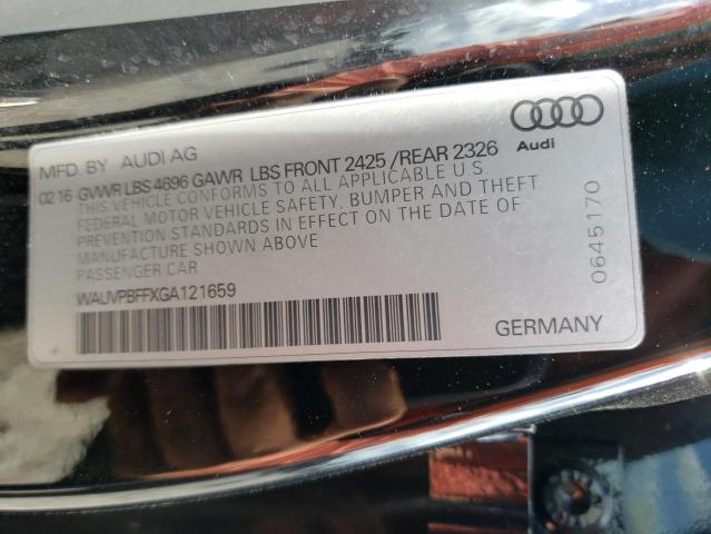 2016 AUDI A3 E-TRON - WAUVPBFFXGA121659