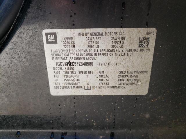 2015 CHEVROLET SILVRK1500 1GCVKREC5FZ340580