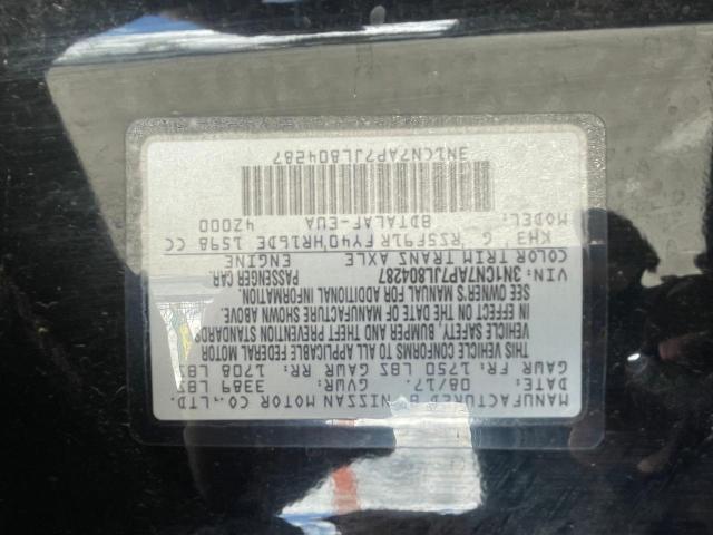 3N1CN7AP7JL804287 Nissan VERSA S