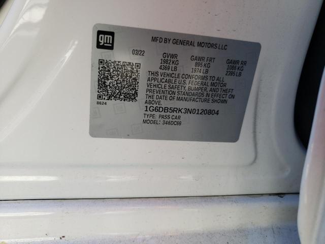 2022 CADILLAC CT4 PREMIU - 1G6DB5RK3N0120804