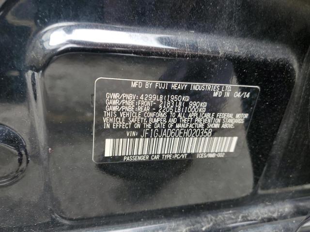 JF1GJAD60EH020358 Subaru Impreza Premium