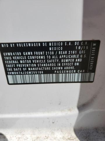 2016 VOLKSWAGEN 412 3VWD67AJ2GM255186