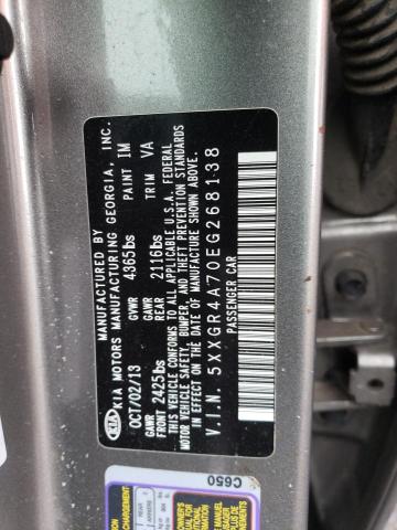 5XXGR4A70EG268138 KIA OPTIMA SX