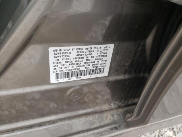 2015 ACURA RLX TECH - JH4KC1F53FC001383