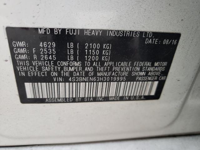 4S3BNEN63H3019995 Subaru Legacy 3.6r Limited