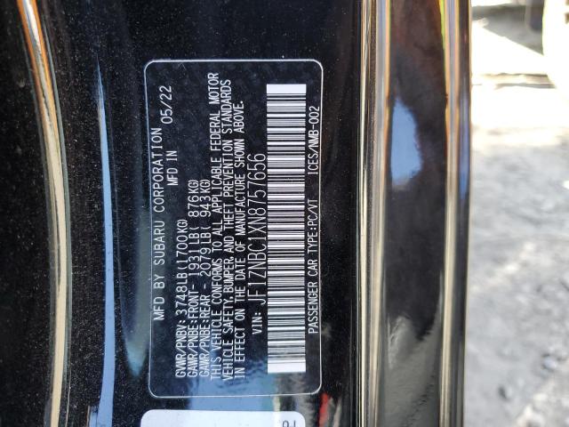 2022 TOYOTA GR 86 JF1ZNBC1XN8757656