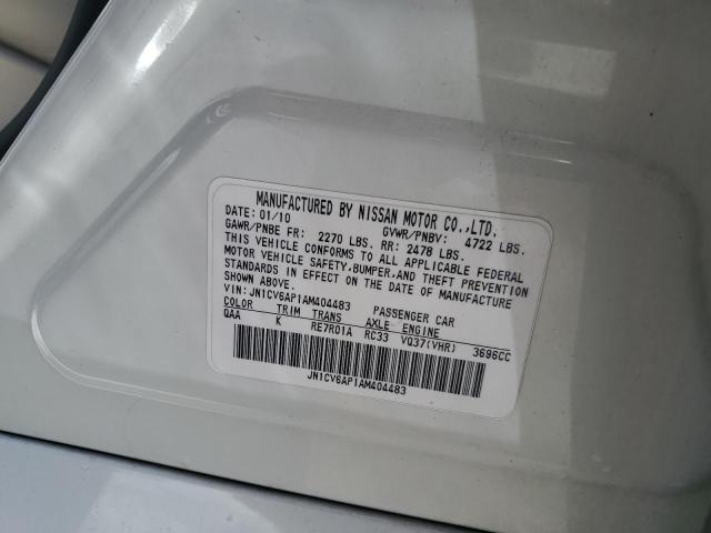 2010 INFINITI G37 BASE - JN1CV6AP1AM404483