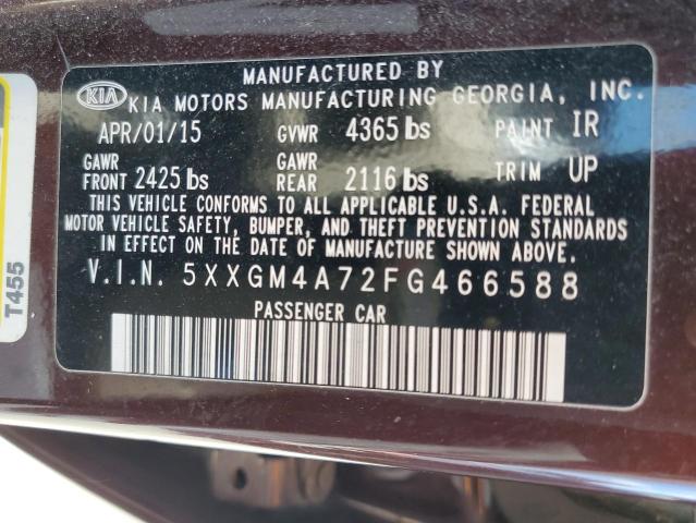 5XXGM4A72FG466588 KIA Optima Lx
