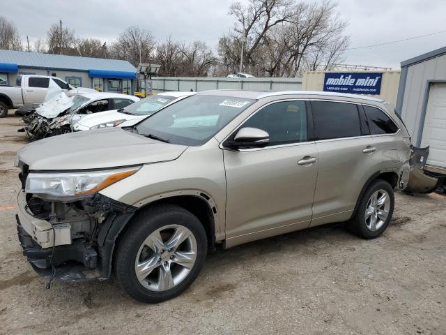 VIN 5TDDKRFH8ES014617 2014 Toyota Highlander, Limited no.1