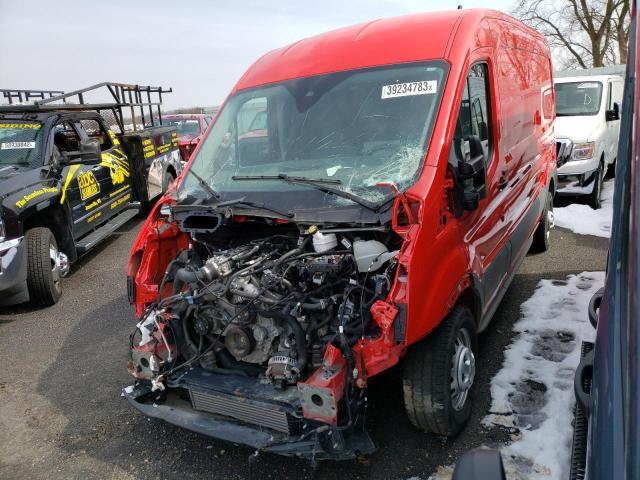 Salvage cars for sale from Copart Mcfarland, WI: 2021 Ford Transit T-350