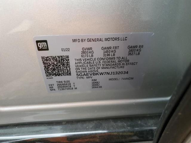 2022 BUICK ENCLAVE PR - 5GAEVBKW7NJ132034