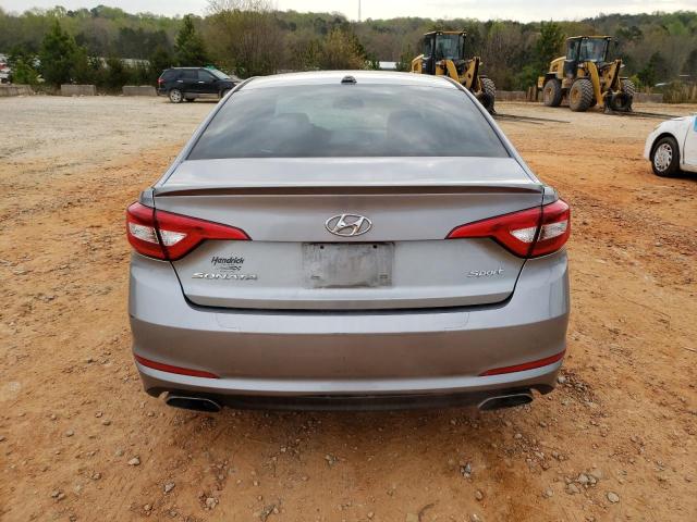 VIN: 5NPE34AF5GH389268 Auction: COPART Lot: 45910573 Location: NC - CHINA GROVE 5NPE34AF5GH389268 HYUNDAI SONATA 2016 SILVER Photo 6