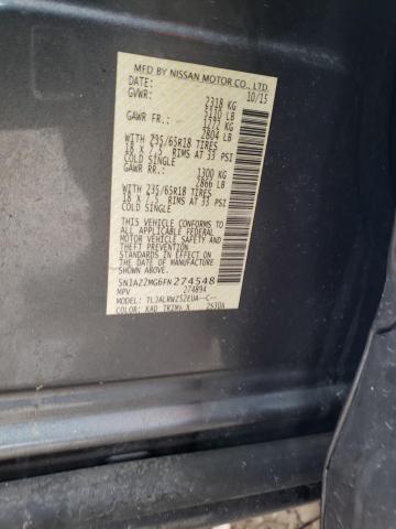5N1AZ2MG6FN274548 Nissan MURANO S