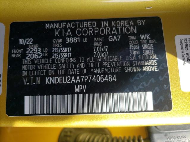 KNDEU2AA7P7406484 KIA SELTOS S