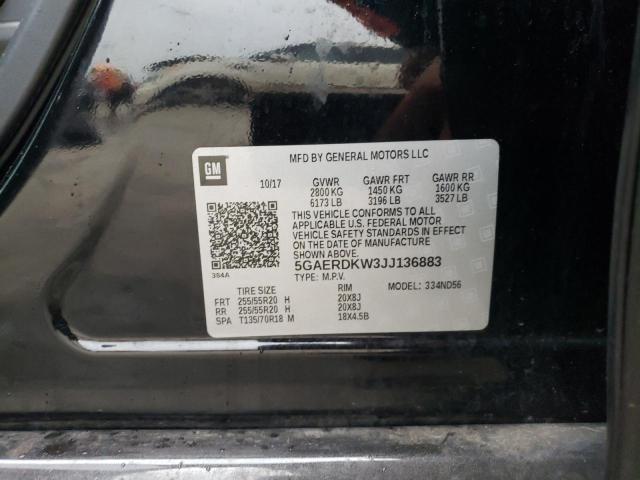 2018 BUICK ENCLAVE AV - 5GAERDKW3JJ136883