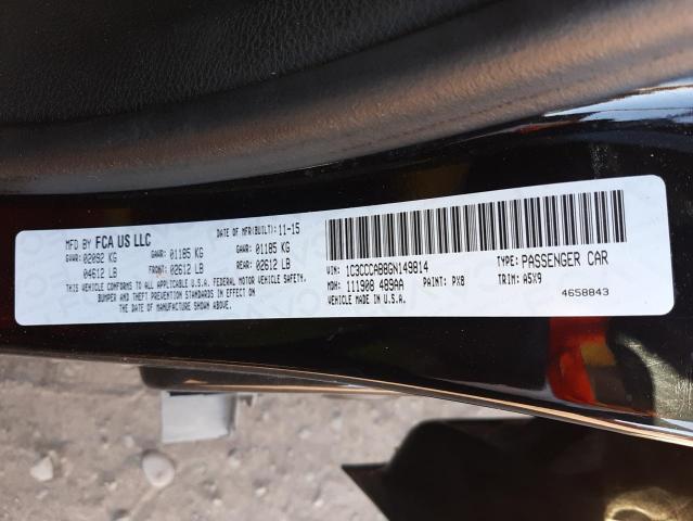 1C3CCCAB8GN149814 Chrysler 200 Limited