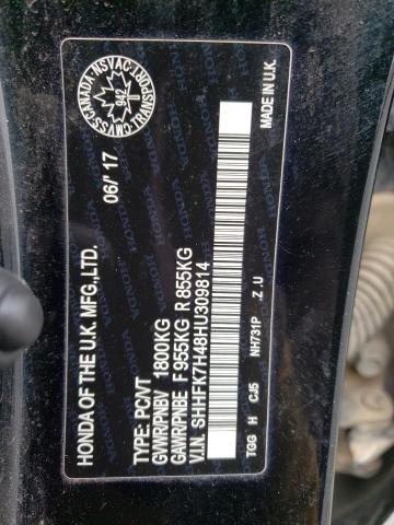 2017 HONDA CIVIC SPOR - SHHFK7H48HU309814