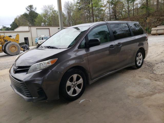 Salvage cars for sale from Copart Hueytown, AL: 2019 Toyota Sienna