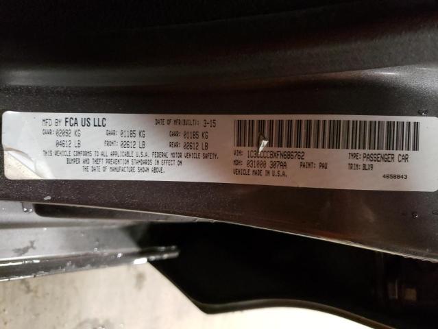 2015 CHRYSLER 200 C - 1C3CCCCBXFN686762