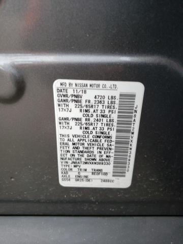 2019 NISSAN ROGUE S - JN8AT2MVXKW389330