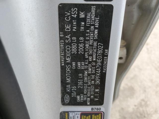 3KPFK4A79HE078027 KIA FORTE LX