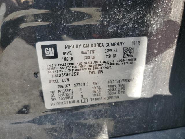 2015 BUICK ENCORE CON - KL4CJFSB3FB163289