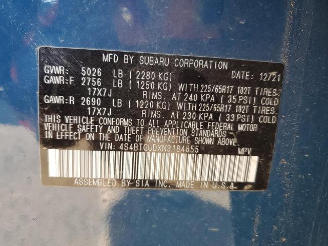 4S4BTGUDXN3184855 Subaru Outback Wilderness