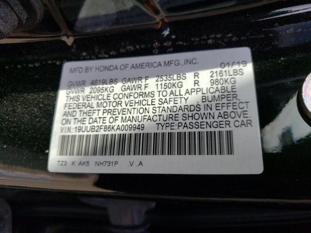 2019 ACURA TLX ADVANC 19UUB2F86KA009949