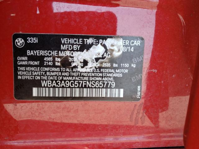 2015 BMW 335 I - WBA3A9G57FNS65779