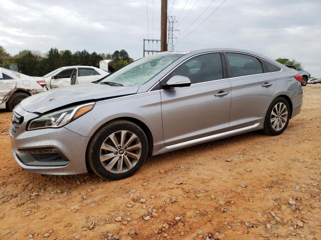 VIN: 5NPE34AF5GH389268 Auction: COPART Lot: 45910573 Location: NC - CHINA GROVE 5NPE34AF5GH389268 HYUNDAI SONATA 2016 SILVER Photo 1