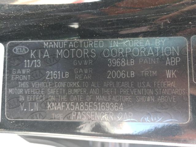 KNAFX5A85E5169364 KIA FORTE EX