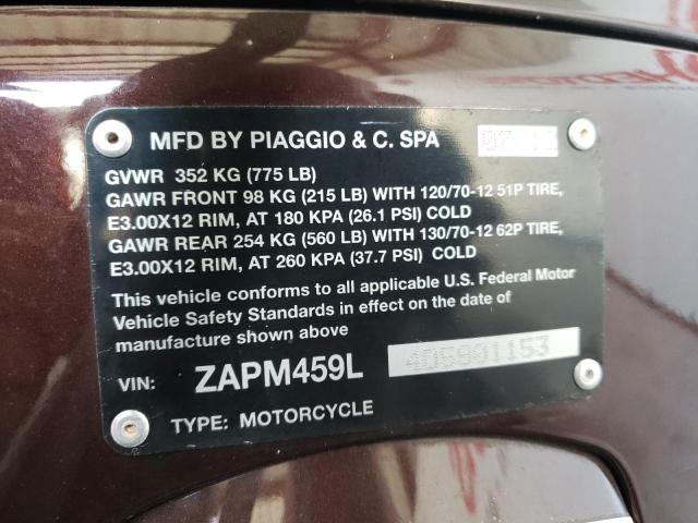 2013 VESPA GTS 300 SU - ZAPM459L4D5901153
