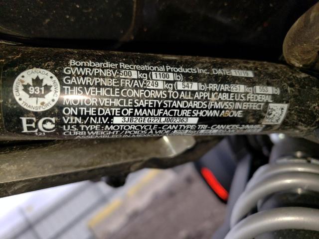 2020 CAN-AM RYKER RALL - 3JB2GEG22LJ002363