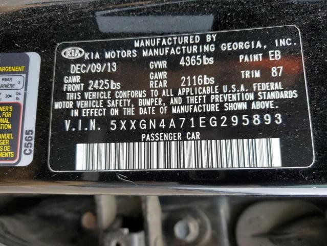5XXGN4A71EG295893 KIA OPTIMA EX
