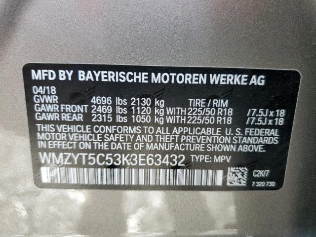 WMZYT5C53K3E63432 Mini Cooper S Countryman All4