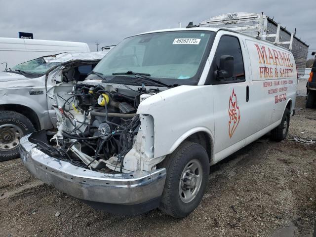 Salvage cars for sale from Copart Fort Wayne, IN: 2019 Chevrolet Express G3500 LT