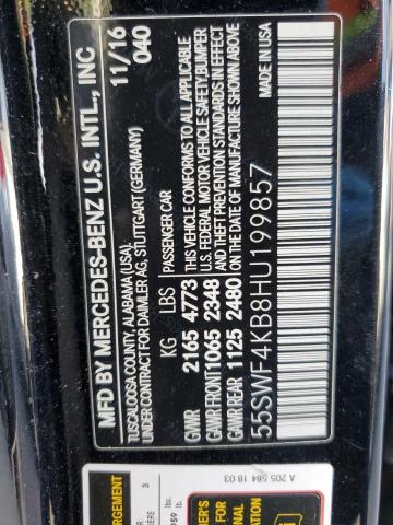 55SWF4KB8HU199857 Mercedes-Benz C 300 4matic