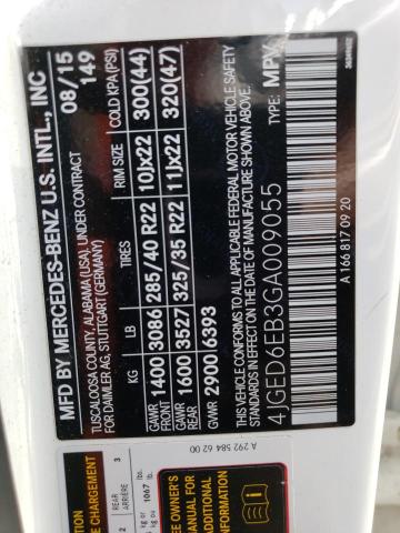 2016 MERCEDES-BENZ GLE COUPE - 4JGED6EB3GA009055