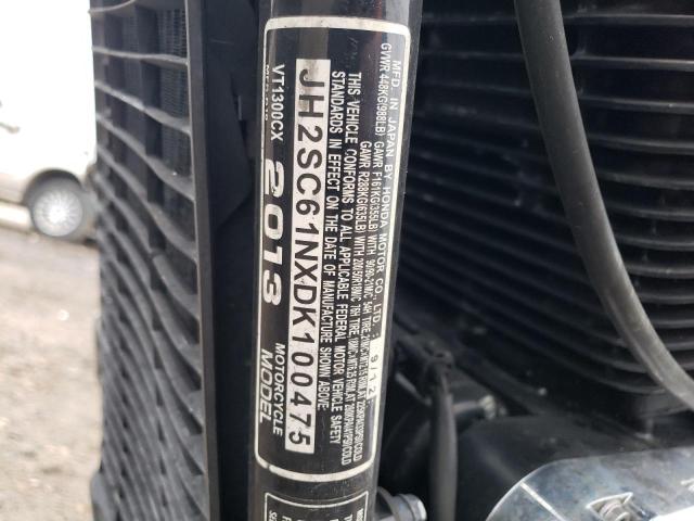 2013 HONDA VT1300 CX - JH2SC61NXDK100475