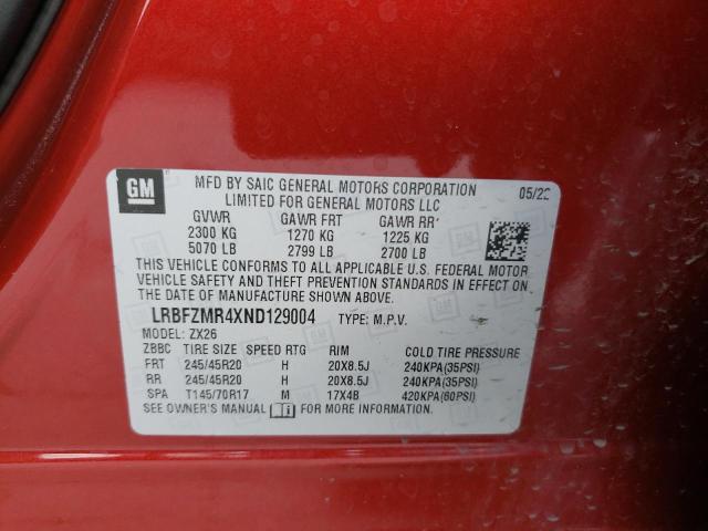 LRBFZMR4XND129004 Buick Envision Preferred